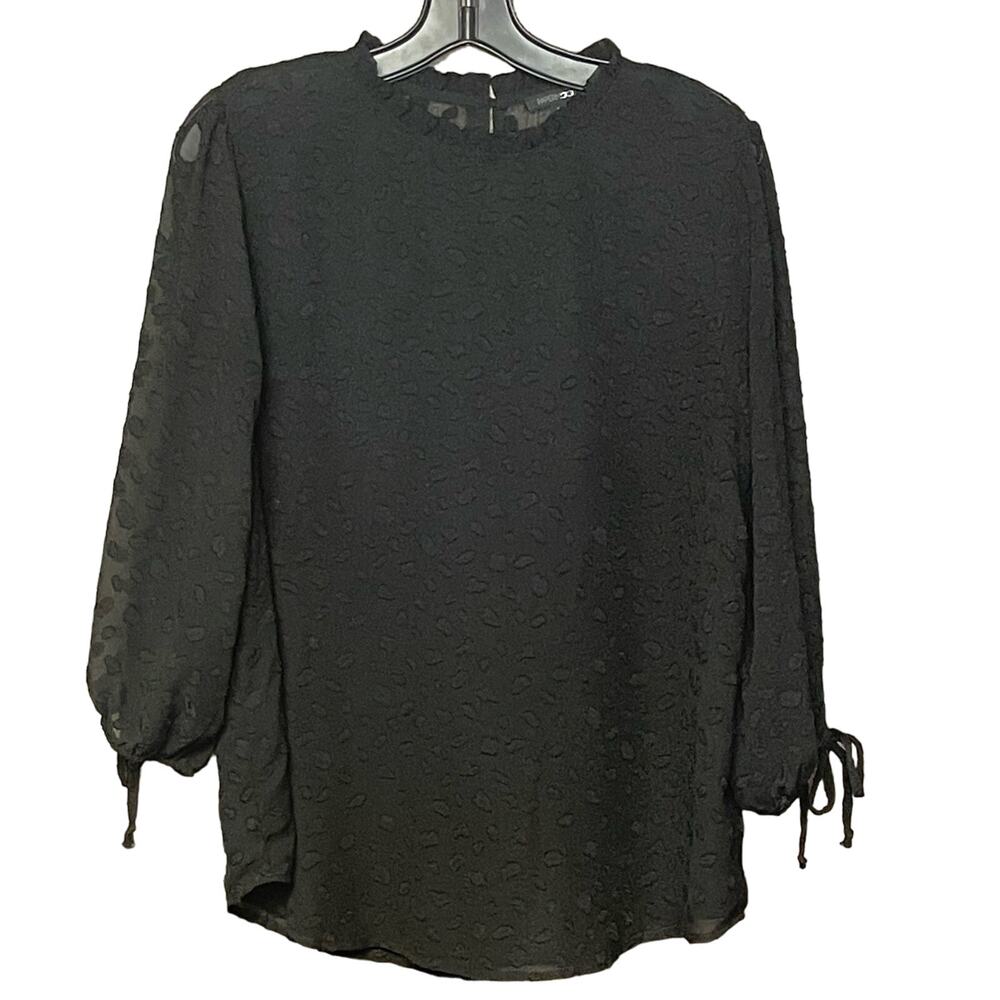Papermoon high neck black top whimsygoth witchy flowy fairy keyhole size medium